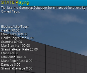 Attribute Debug Screenshot